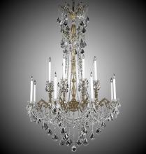  CH9288-A-05S-PI - 8+8 Light Crystella Chandelier